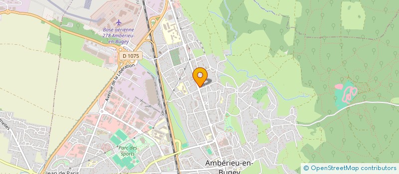 localisation de l'entreprise SCI FLOSOF  AMBERIEU-EN-BUGEY