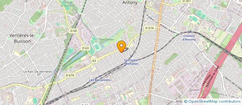 localisation de l'entreprise SCI FLOSOPH à ANTONY