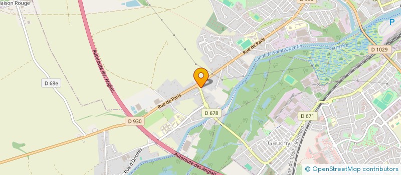 localisation de l'entreprise SCI FLOSTEN à SAINT-QUENTIN