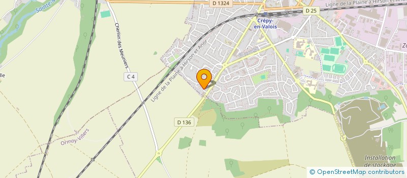 localisation de l'entreprise SCI FLOSYL  CREPY-EN-VALOIS