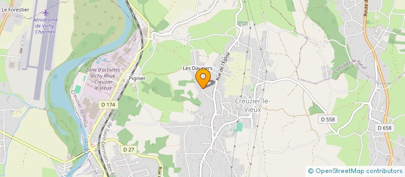 localisation de l'entreprise SCI FLOTANT  CREUZIER-LE-VIEUX