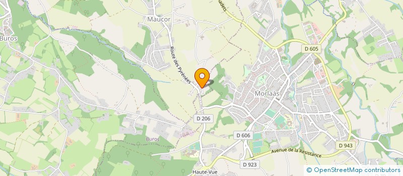 localisation de l'entreprise SCI FLOTHI TALENCE  MORLAAS