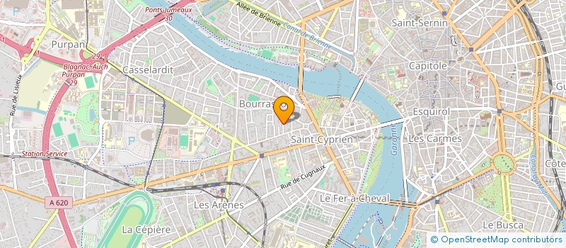 localisation de l'entreprise SCI FLOTHICAS à TOULOUSE