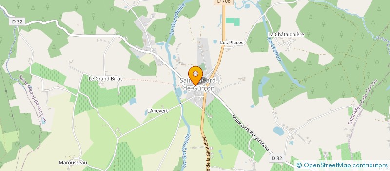 localisation de l'entreprise SCI FLOTISTE  SAINT-MEARD-DE-GURCON