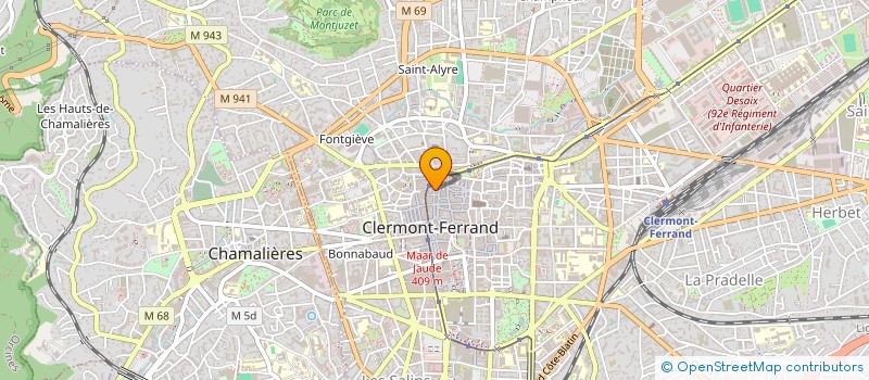 localisation de l'entreprise SCI FLOTOF  CLERMONT FERRAND