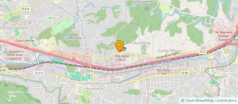 localisation de l'entreprise SCI FLOURET à AUBAGNE