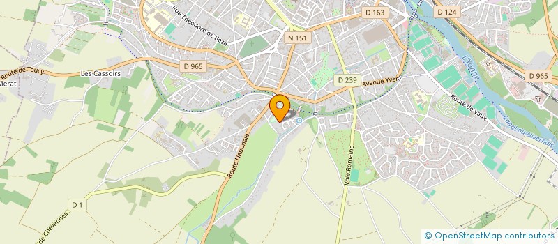 localisation de l'entreprise SCI FLOUZ à AUXERRE