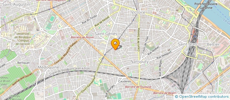 localisation de l'entreprise SCI FLOV68  BORDEAUX