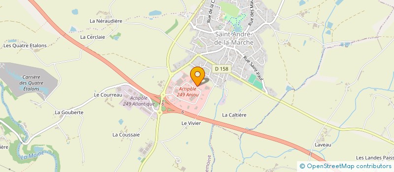 localisation de l'entreprise SCI FLOVA à SEVREMOINE