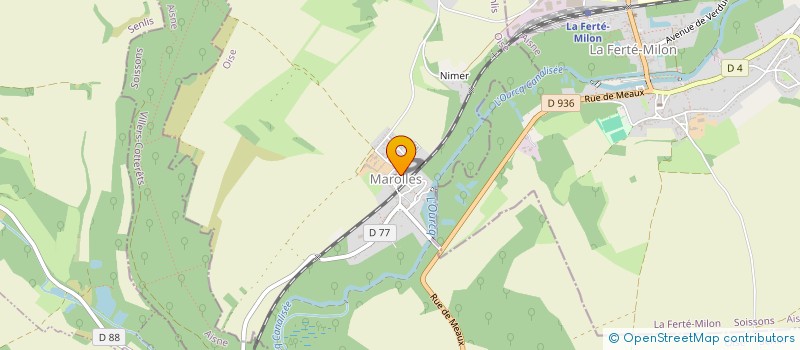 localisation de l'entreprise SCI FLOVAIN  THURY-EN-VALOIS