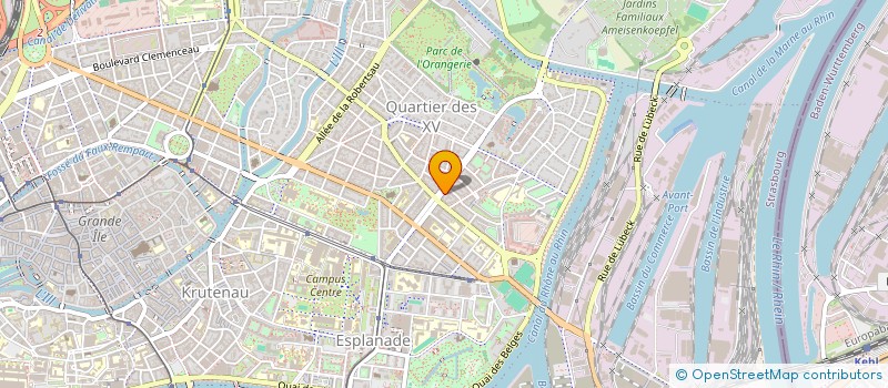 localisation de l'entreprise SCI FLOVAL  STRASBOURG