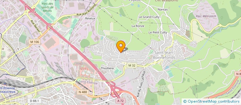 localisation de l'entreprise SCI FLOVE  SAINT-JEAN-BONNEFONDS