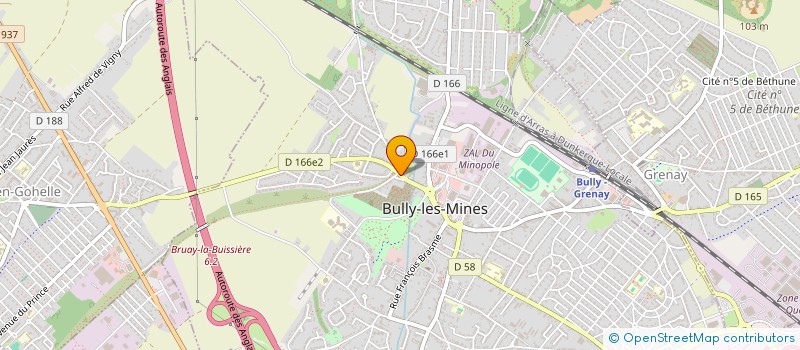 localisation de l'entreprise SCI FLOVIE  BULLY-LES-MINES