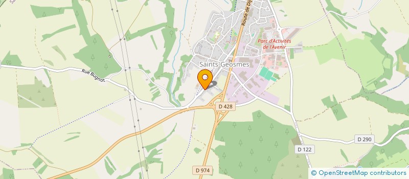 localisation de l'entreprise SCI FLOVIE à SAINTS-GEOSMES