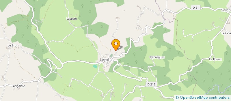 localisation de l'entreprise SCI FLOVIE à LEYNHAC