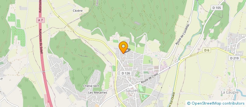 localisation de l'entreprise SCI FLOVIETELANGE  LES TOURRETTES