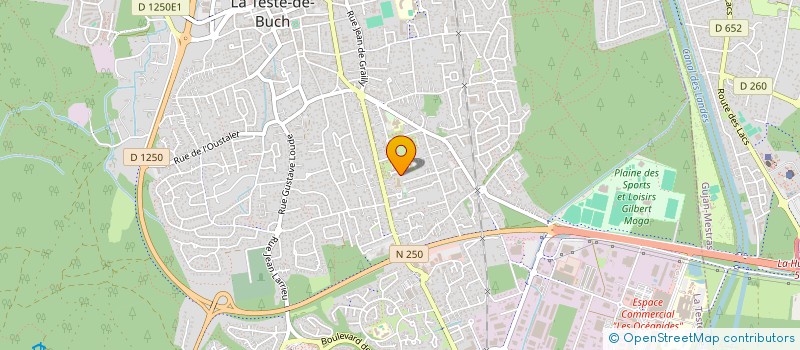 localisation de l'entreprise SCI FLOVINCE à LA TESTE DE BUCH