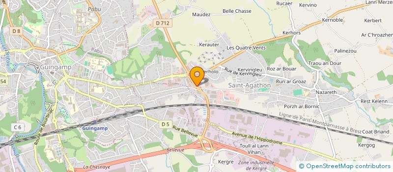 localisation de l'entreprise SCI FLOWENCAM  SAINT-AGATHON