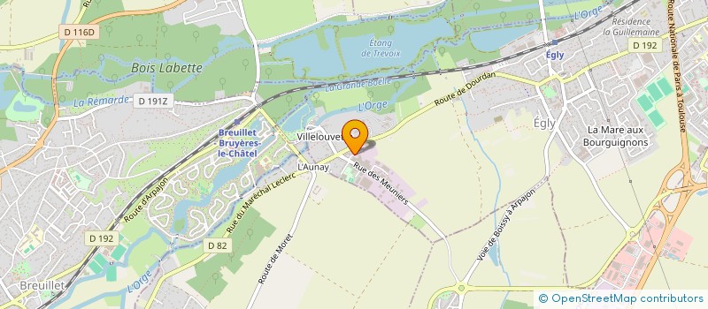 localisation de l'entreprise SCI FLOXSAM  EGLY