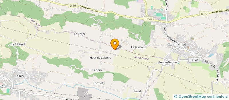 localisation de l'entreprise SCI FLOZAILLES à SAINT-SAVIN
