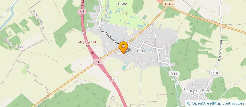 localisation de l'entreprise SCI FLP MASSOURY  CELY