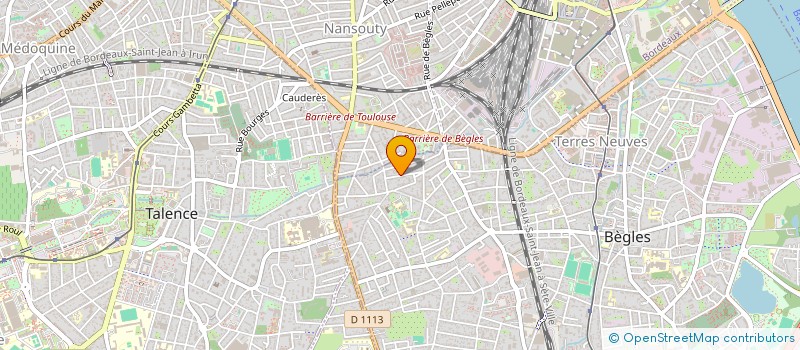 localisation de l'entreprise SCI FLT à BEGLES