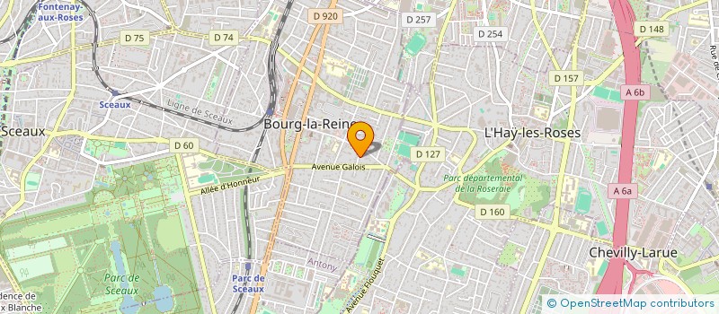 localisation de l'entreprise SCI FLU 20 à BOURG-LA-REINE