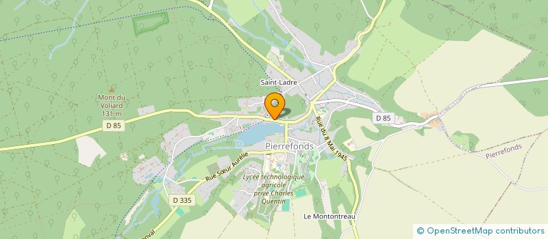 localisation de l'entreprise SCI FLUHR  PIERREFONDS