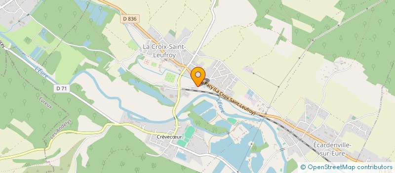 localisation de l'entreprise SCI FLUMAT  CLEF VALLEE D'EURE