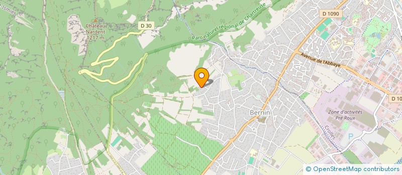 localisation de l'entreprise SCI FLUORITE-QUARTZ  BERNIN