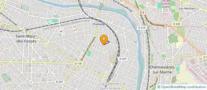 localisation de l'entreprise SCI FLUTAMA à SAINT-MAUR-DES-FOSSES