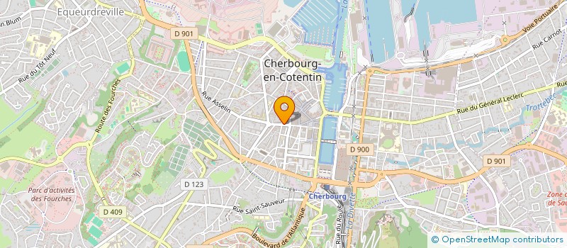 localisation de l'entreprise SCI FLUTRA à CHERBOURG-EN-COTENTIN