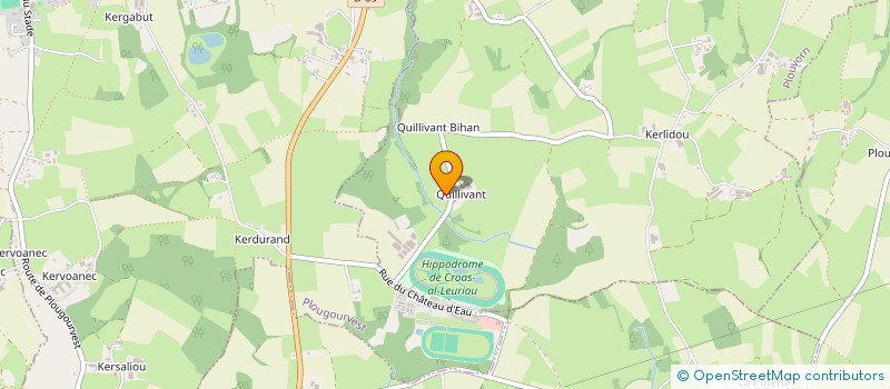 localisation de l'entreprise SCI FLV  PLOUVORN