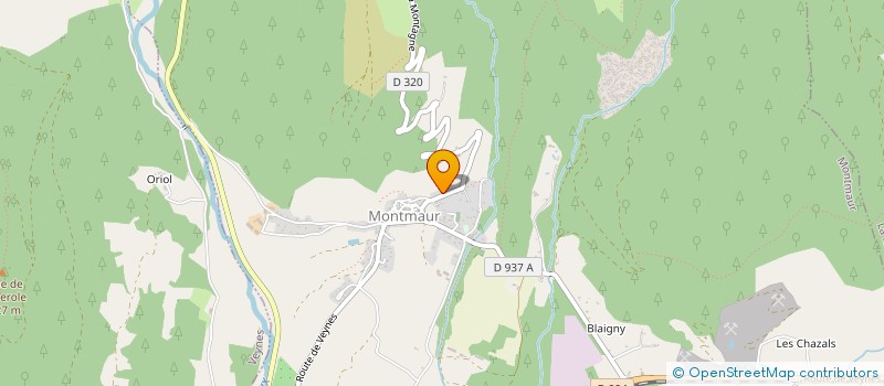 localisation de l'entreprise SCI FLY  MONTMAUR