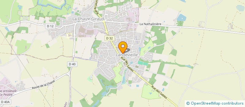 localisation de l'entreprise SCI FLYER à LANDEVIEILLE