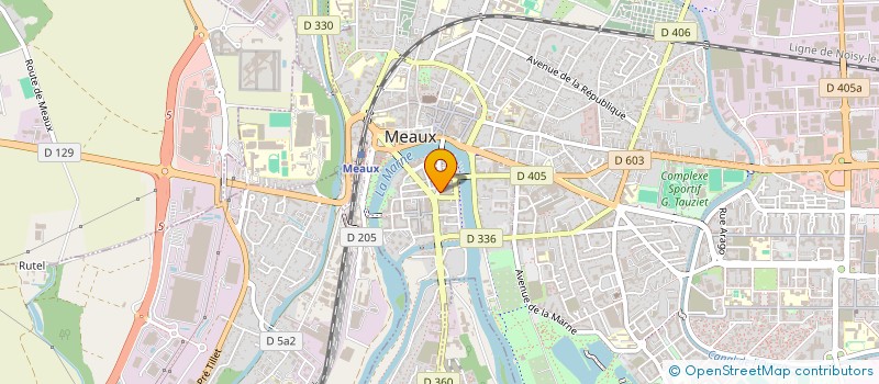 localisation de l'entreprise SCI FM à MEAUX