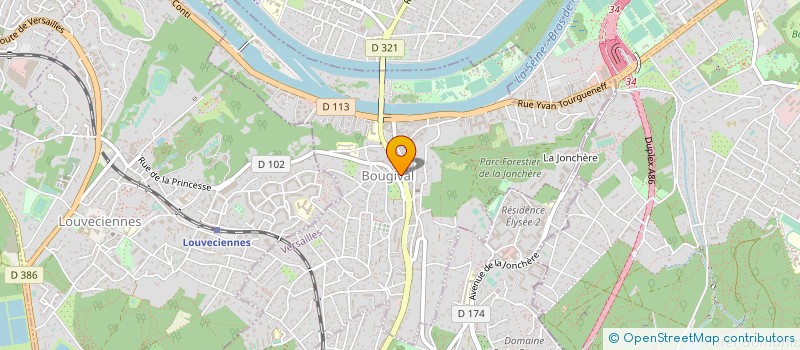 localisation de l'entreprise SCI FM  BOUGIVAL