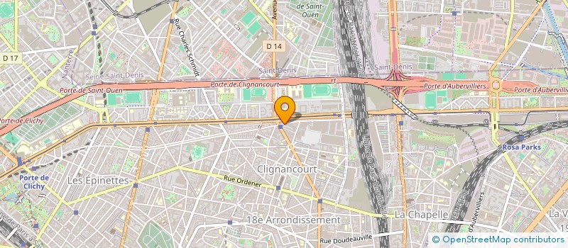 localisation de l'entreprise SCI FM 55 BELLIARD  CLAPIERS