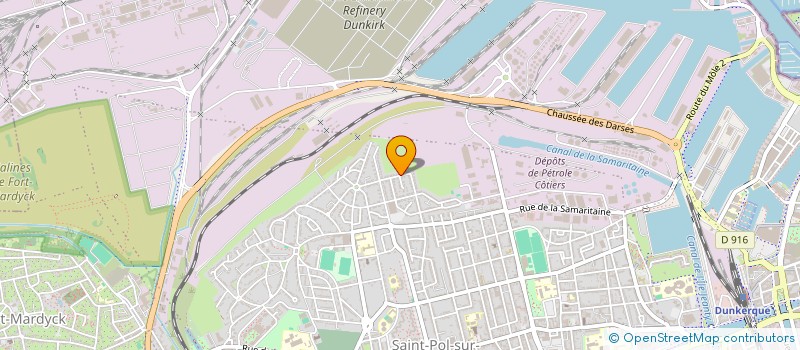 localisation de l'entreprise SCI FM à DUNKERQUE