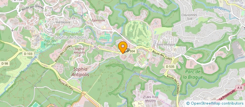 localisation de l'entreprise SCI FM CAP  CANNES