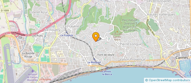 localisation de l'entreprise SCI FM CAP II  CANNES