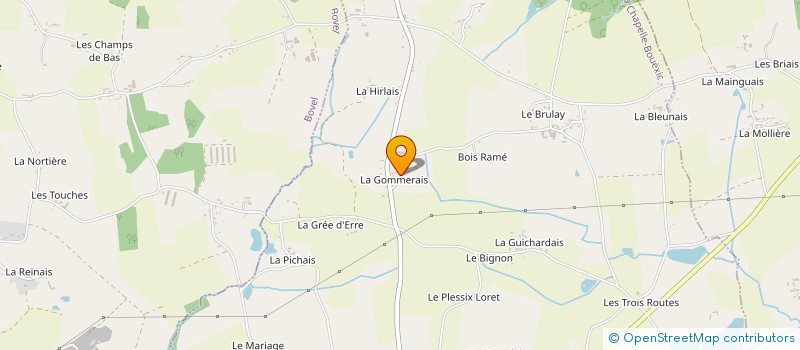 localisation de l'entreprise SCI FM CHARTRES  LA CHAPELLE-BOUEXIC