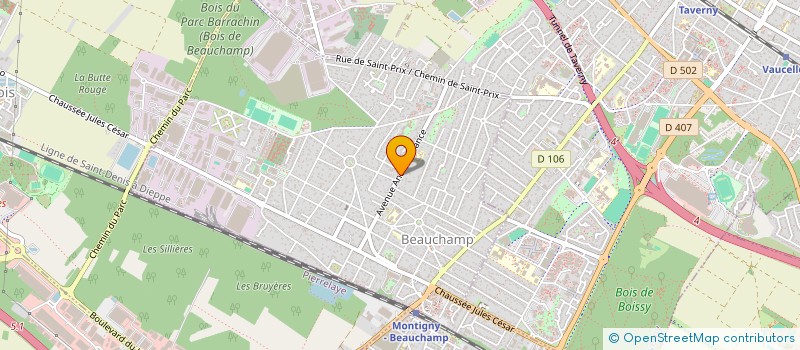 localisation de l'entreprise SCI FM DENIS PAPIN  BEAUCHAMP