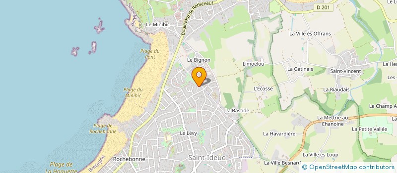 localisation de l'entreprise SCI FM DESILLES  SAINT-MALO