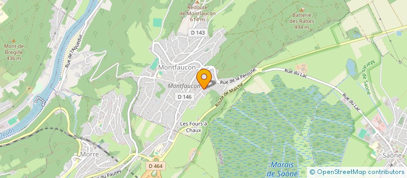 localisation de l'entreprise SCI FM DOUX IMMO  MONTFAUCON