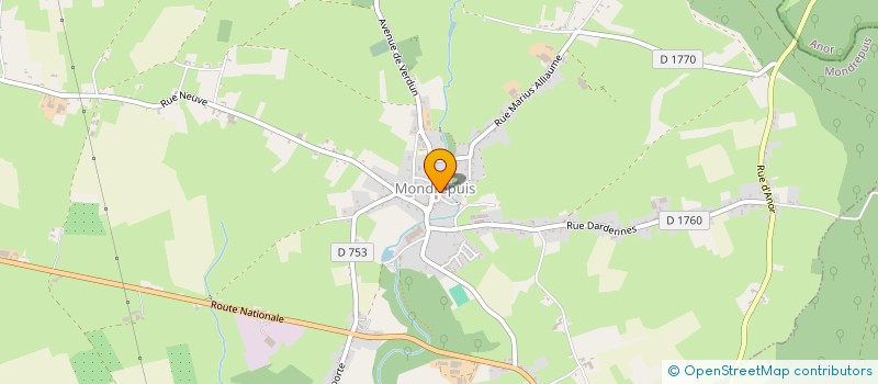 localisation de l'entreprise SCI FM ER CM  MONDREPUIS