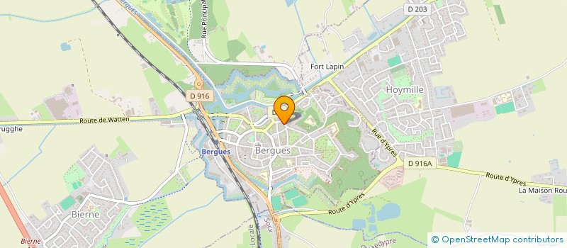 localisation de l'entreprise SCI FM HABITAT  BERGUES