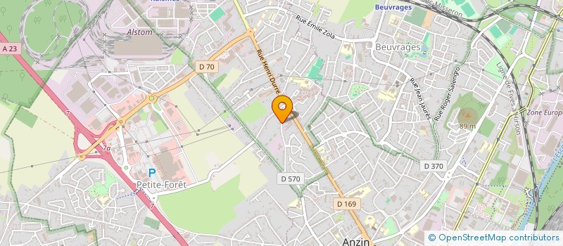 localisation de l'entreprise SCI FM IMMO  RAISMES