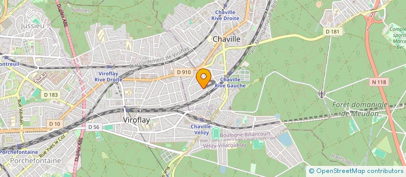 localisation de l'entreprise SCI FM LEVEQUE à CHAVILLE