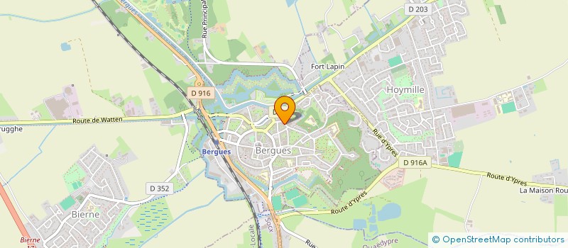 localisation de l'entreprise SCI FM PRO HABITAT  BERGUES